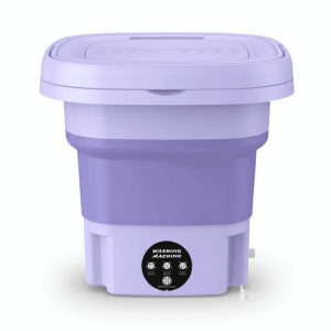 Foldable Washing Machine-min 8L Portable Folding Washing Machine - Purple