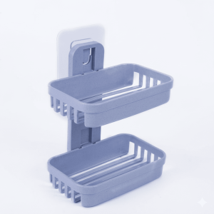 AquaRack™ 2-Layer Bathroom Soap Organizer