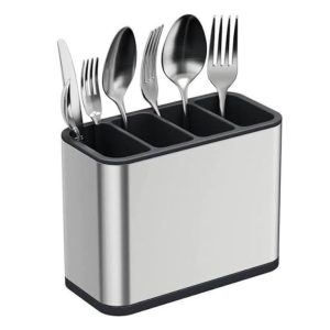 Stainless Steel Cutlery Drainer & Organizer Storage Box