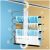 5-in-1 Stainless Steel Trousers Rack Clothes Hanger