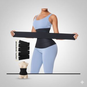Waist Trainer (2) Women’s Body Shaper Waist Trainer Tummy Wrap Slimming Belt
