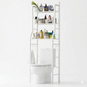 Bathroom Storage Rack – Toilet Space Saver Shelf