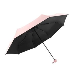 Cute & Durable 6-Rib Portable Folding Umbrella