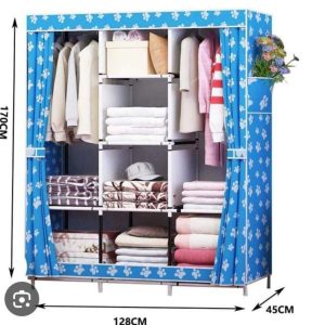 Wardrobe SpaceMax 12-Compartment Mobile Steel Wardrobe